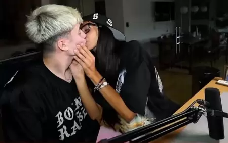 Juanita Tinelli y Tom�s Mazza