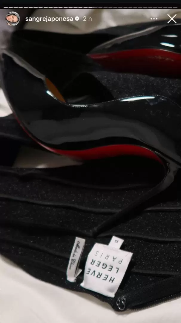 La China Su�rez mostr� la marca y talle de su vestido tras ser acusada de robarle la ropa a Wanda Nara