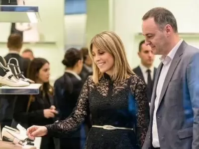 Bettina Angeletti y Manuel Adorni