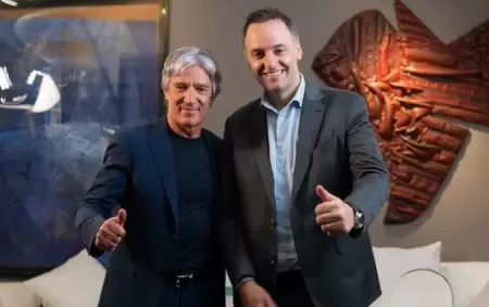 Marcelo Grandio y Manuel Adorni