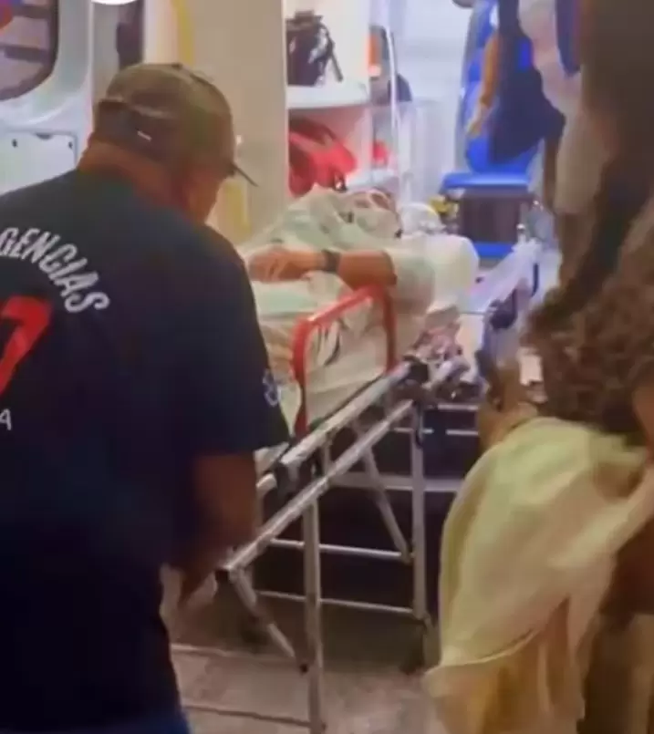 Pelli fue trasladado al Hospital Regional de Concepci�n.