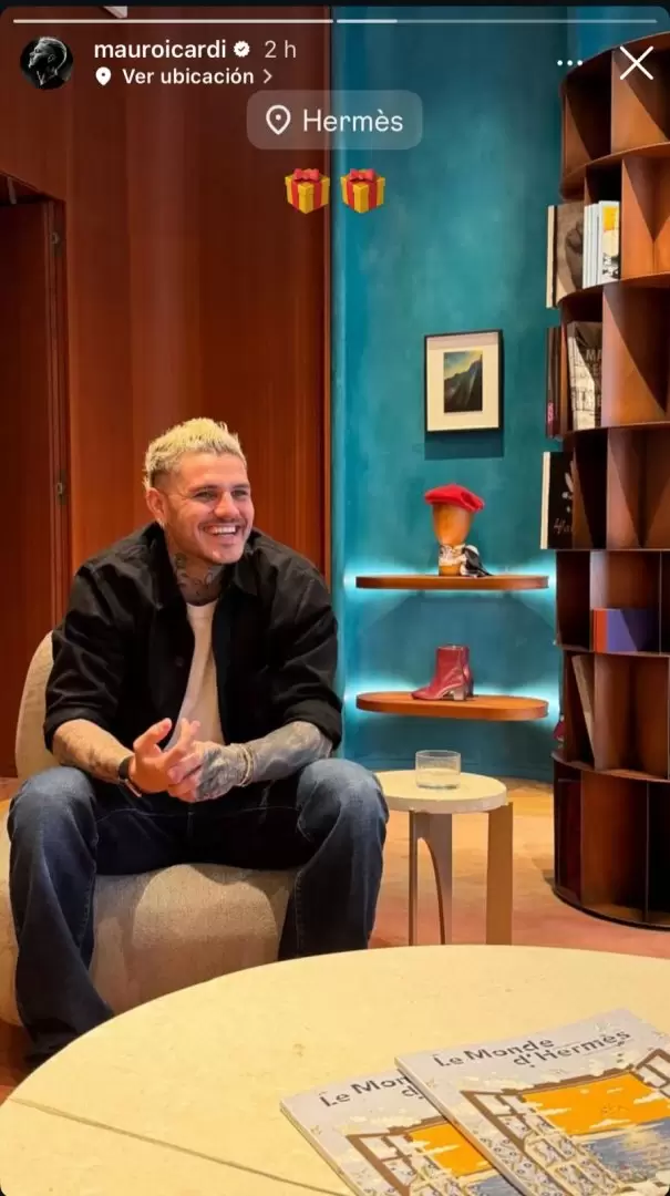 Mauro Icardi en Herm�s �comprando nuevas carteras a la China?