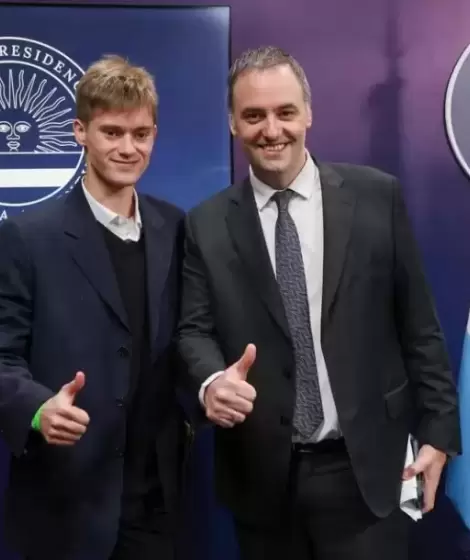 Marco Palazzo y Manuel Adorni