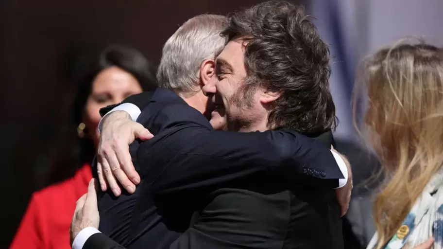 Javier Milei en Chile, en la asunci�n de Jos� Antonio Kast