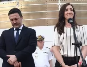 Luis Petri y Victoria Villarruel