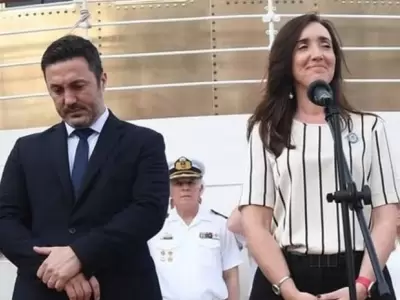 Luis Petri y Victoria Villarruel