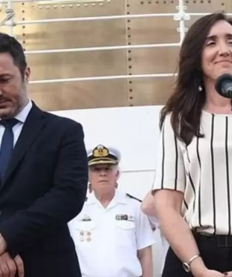 Luis Petri y Victoria Villarruel