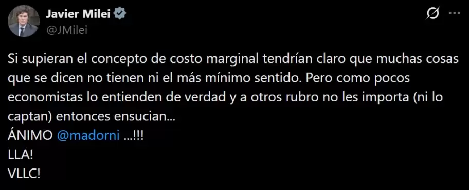El presidente Javier Milei se la jug� por su funcionario y amigo Manuel Adorni.