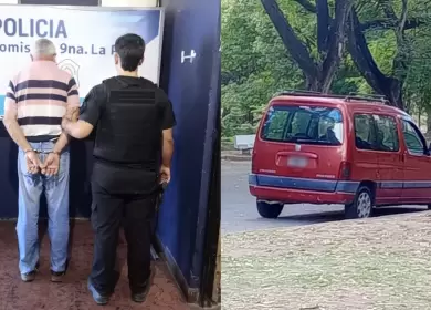 Un hombre de 65 a�os fue detenido en los Bosques de La Plata: se masturbaba frente a mujeres desde su camioneta.