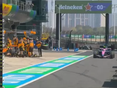 El Alpine de Colapinto se apag�, los mec�nicos salieron corriendo... y el auto arranc� justo a tiempo