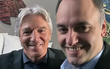 Manuel Adorni y Marcelo Grandio