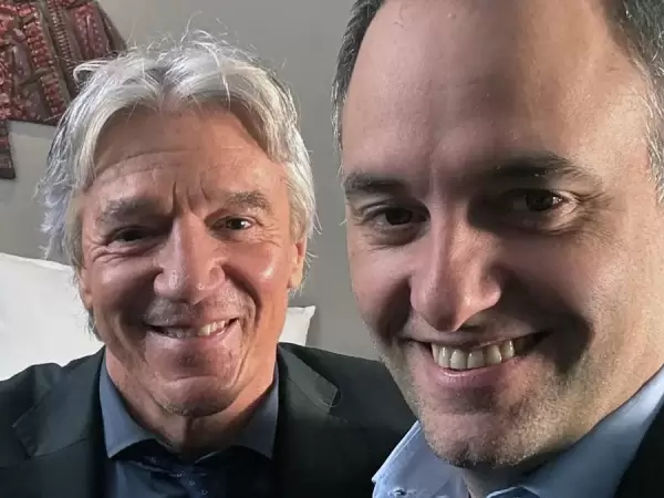 Manuel Adorni y Marcelo Grandio