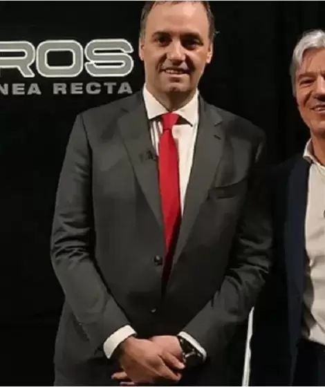 Manuel Adorni y Marcelo Grandio