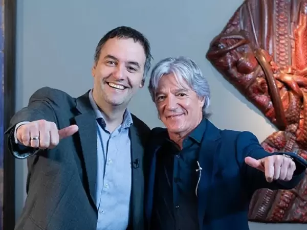 Manuel Adorni y Marcelo Grandio