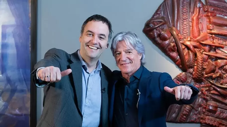 Manuel Adorni y Marcelo Grandio