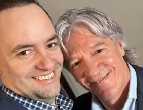 Manuel Adorni y Marcelo Grandio