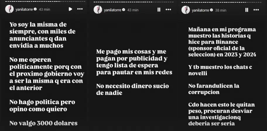 La defensa de Yanina Latorre al escándalo Libra