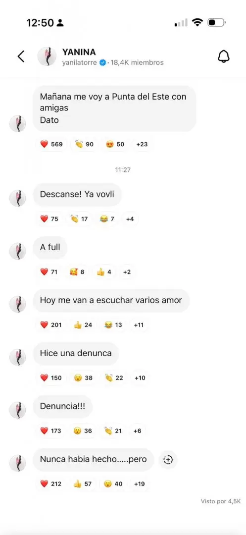 Yanina Latorre denunci� a Fernanda Iglesias