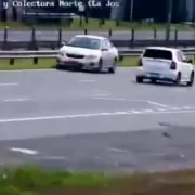 P�nico y locura en la Panamericana: manej� seis kil�metros a contramano y por el carril r�pido de la autopista