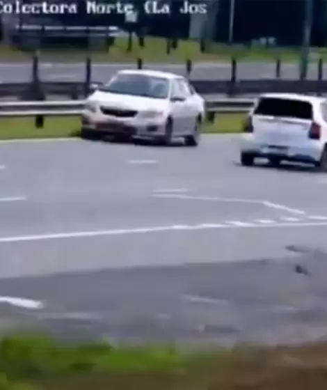 Manej� seis kil�metros a contramano en la autopista Panamericana, a la altura de Campana.