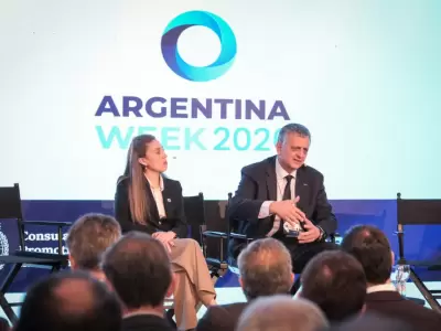 El presidente y CEO de YPF, Horacio Mar�n, en el Argentina Week realizado en Nueva York