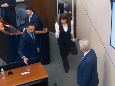 Cristina Kirchner declar� ante el TOF 7, en los tribunales federales de Comodoro Py.