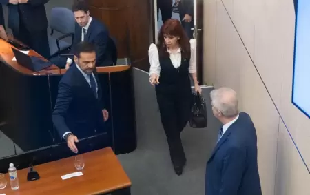 Cristina Kirchner declar� ante el TOF 7, en los tribunales federales de Comodoro Py.