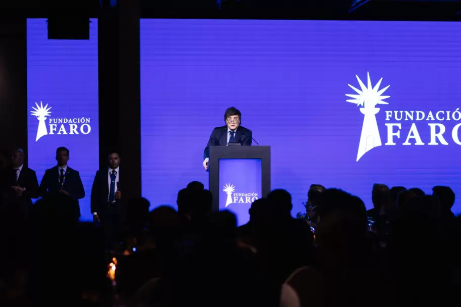 Javier Milei en la Fundaci�n Faro