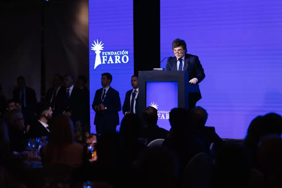 Javier Milei en la Fundaci�n Faro