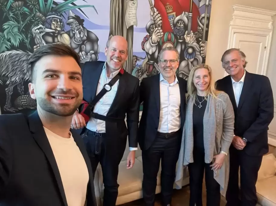 Mauricio Novelli y Karina Milei