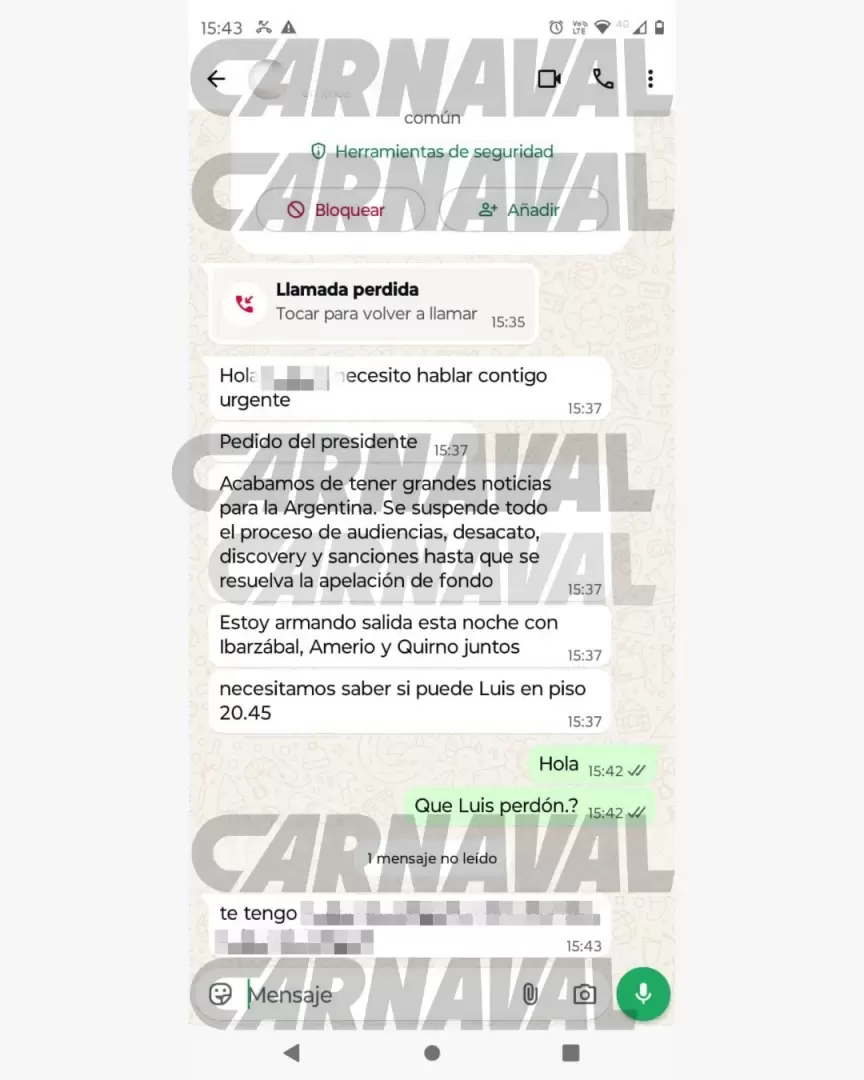 El chat de la discordia que compromete a Luis Majul