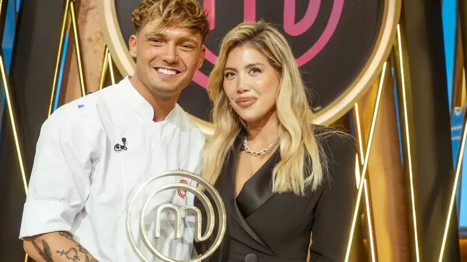 Wanda Nara con el nuevo ganador de Masterchef