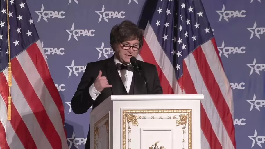 Milei en la CPAC de Estados Unidos