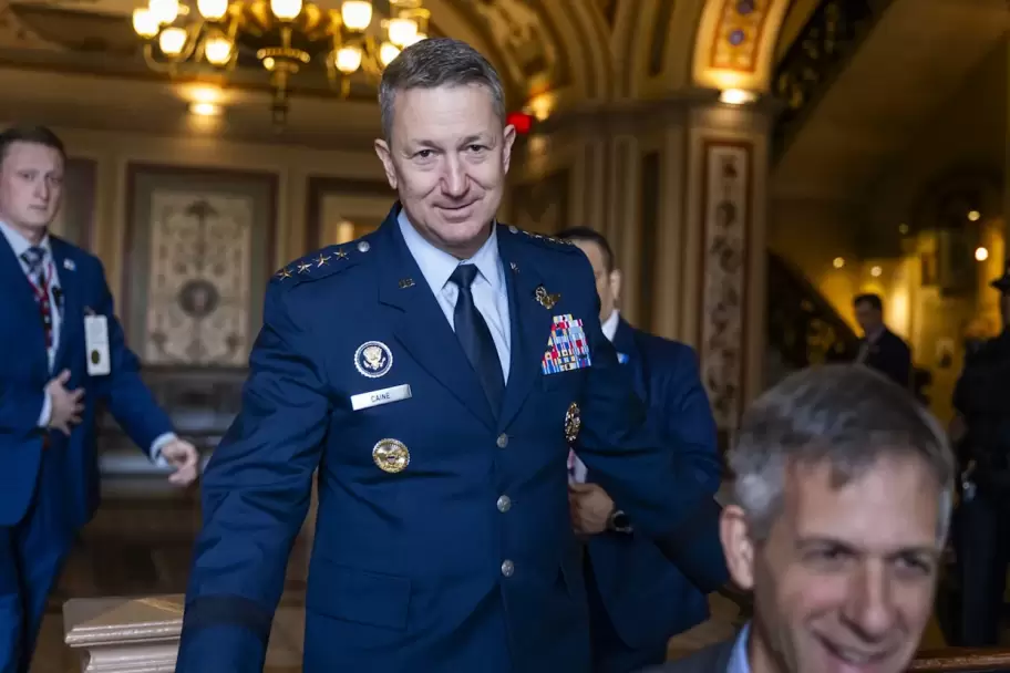 Dan Caine, presidente del Estado Mayor Conjunto de EE.UU.