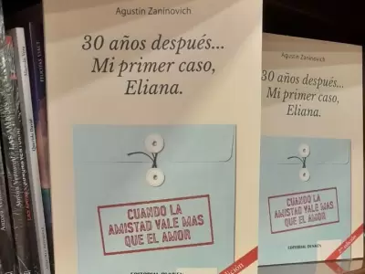 La novela "30 a�os despu�s... Mi primer caso, Eliana", fue escrita por el abogado Agust�n Zainovich.