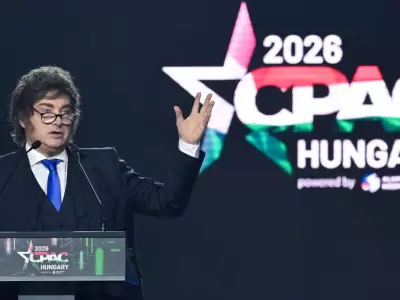 Javier Milei en la CPAC