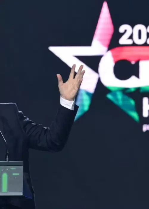 Javier Milei en la CPAC