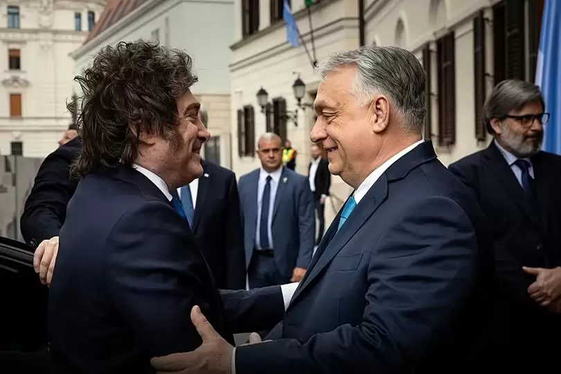 Javier Milei y Viktor Orb�n