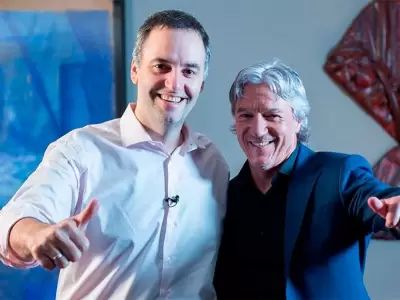 Manuel Adorni y Marcelo Grandio