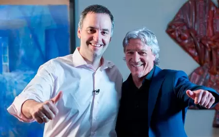 Manuel Adorni y Marcelo Grandio