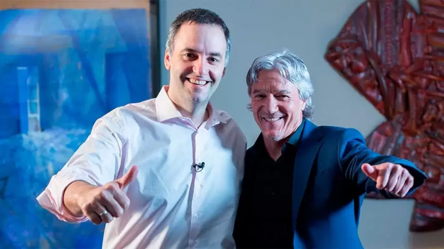 Manuel Adorni y Marcelo Grandio