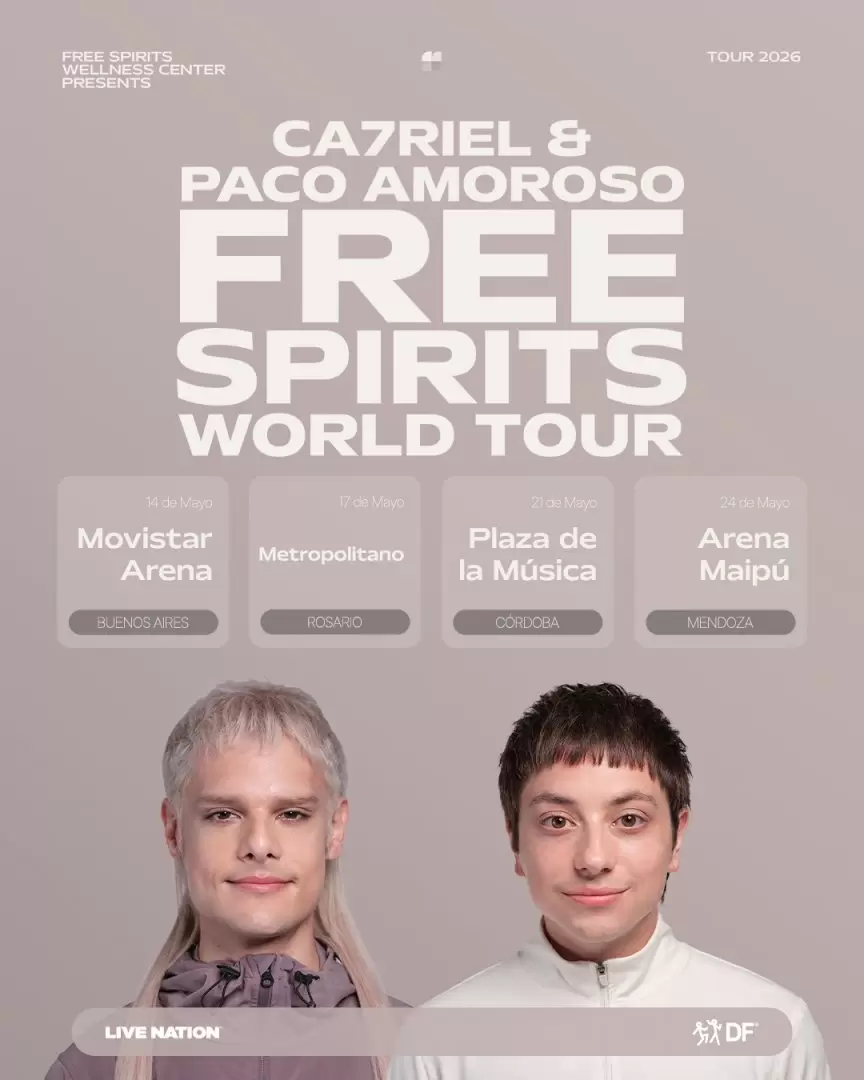 CA7RIEL & Paco Amoroso en FREE SPIRITS