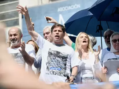 Kicillof en la marcha del D�a de la Memoria de 2024