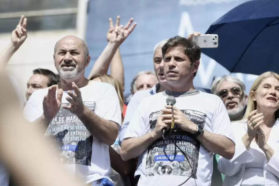 Kicillof en la marcha del D�a de la Memoria de 2024