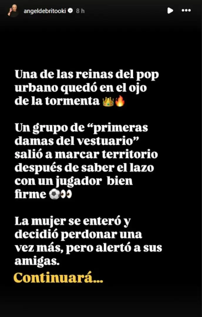 Ángel de Brito sobre el conflicto que mantendrían Emilia Mernes con las mujeres de los jugadores de la selección