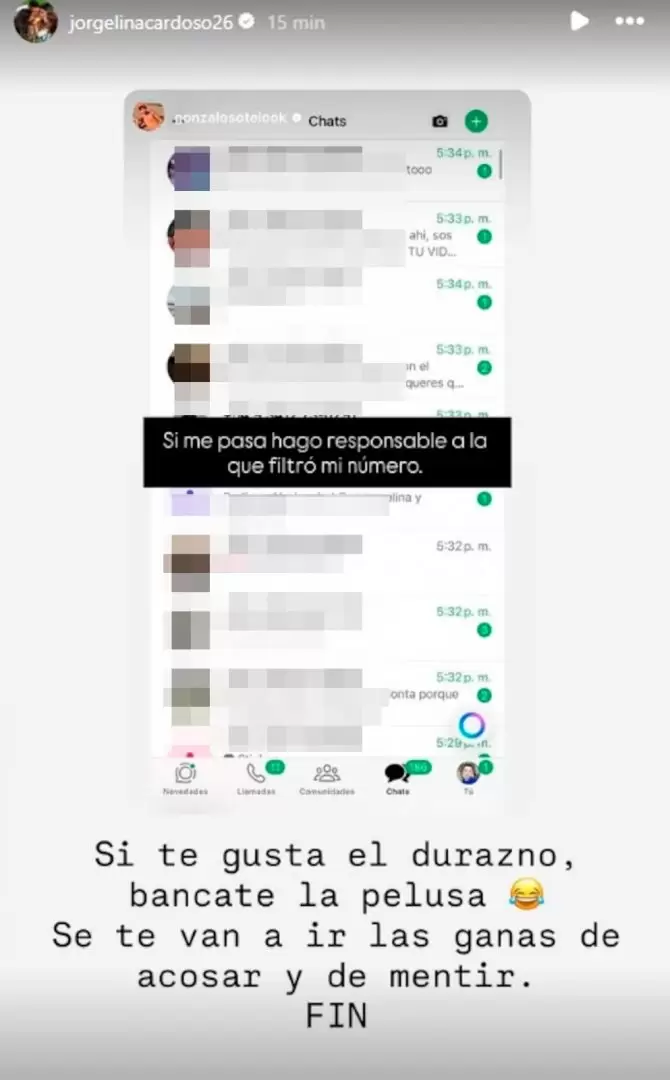 Gonzalo Sotelo recibi� amenazas por parte de fan�ticos de Jorgelina Cardozo y �ngel Di Mar�a