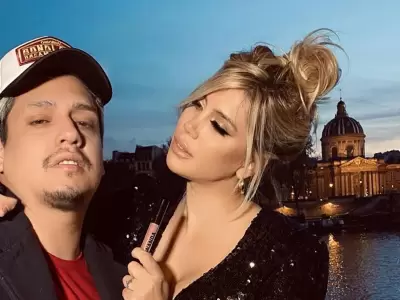 Kennys Palacios y Wanda Nara