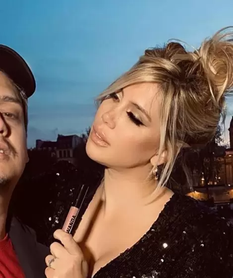 Kennys Palacios y Wanda Nara
