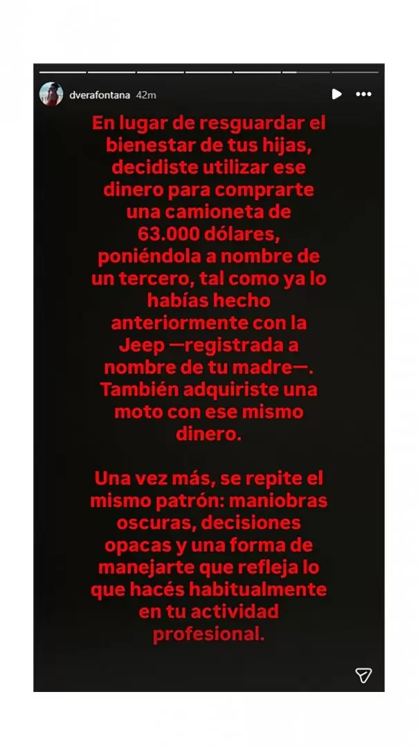 Vera hab�a denunciado en redes que el jard�n de las ni�as estaba impago