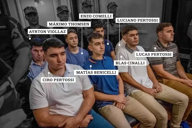 Seg�n Lucas Pertossi, est� preso porque sus compa�eros no lo defendieron